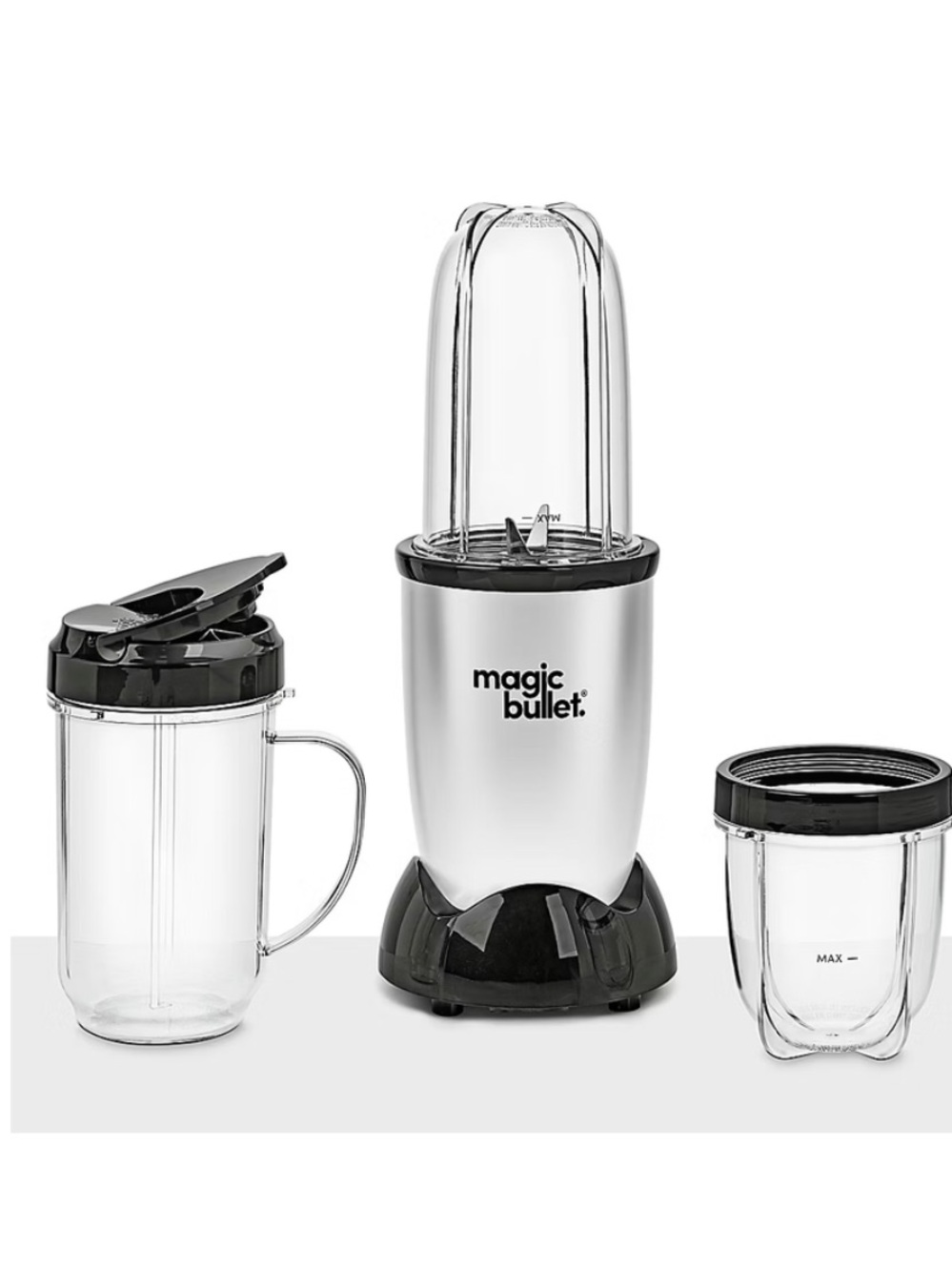 Magic Bullet Personal Blender Set - Silver with Black Accents